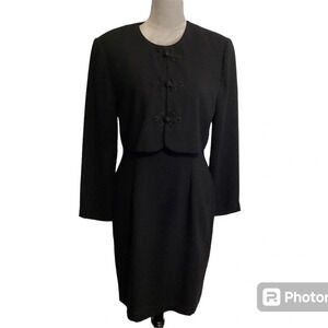 Marianna Dress Vintage LBD Sophisticated Elegant Formal Classic Womens SZ 8